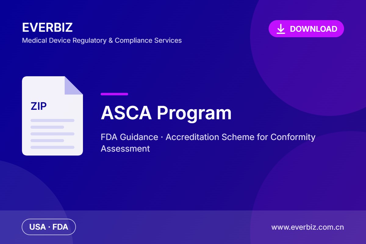 FDA-Leitlinie zum Akkreditierungsprogramm für Konformitätsbewertung (ASCA) – Download