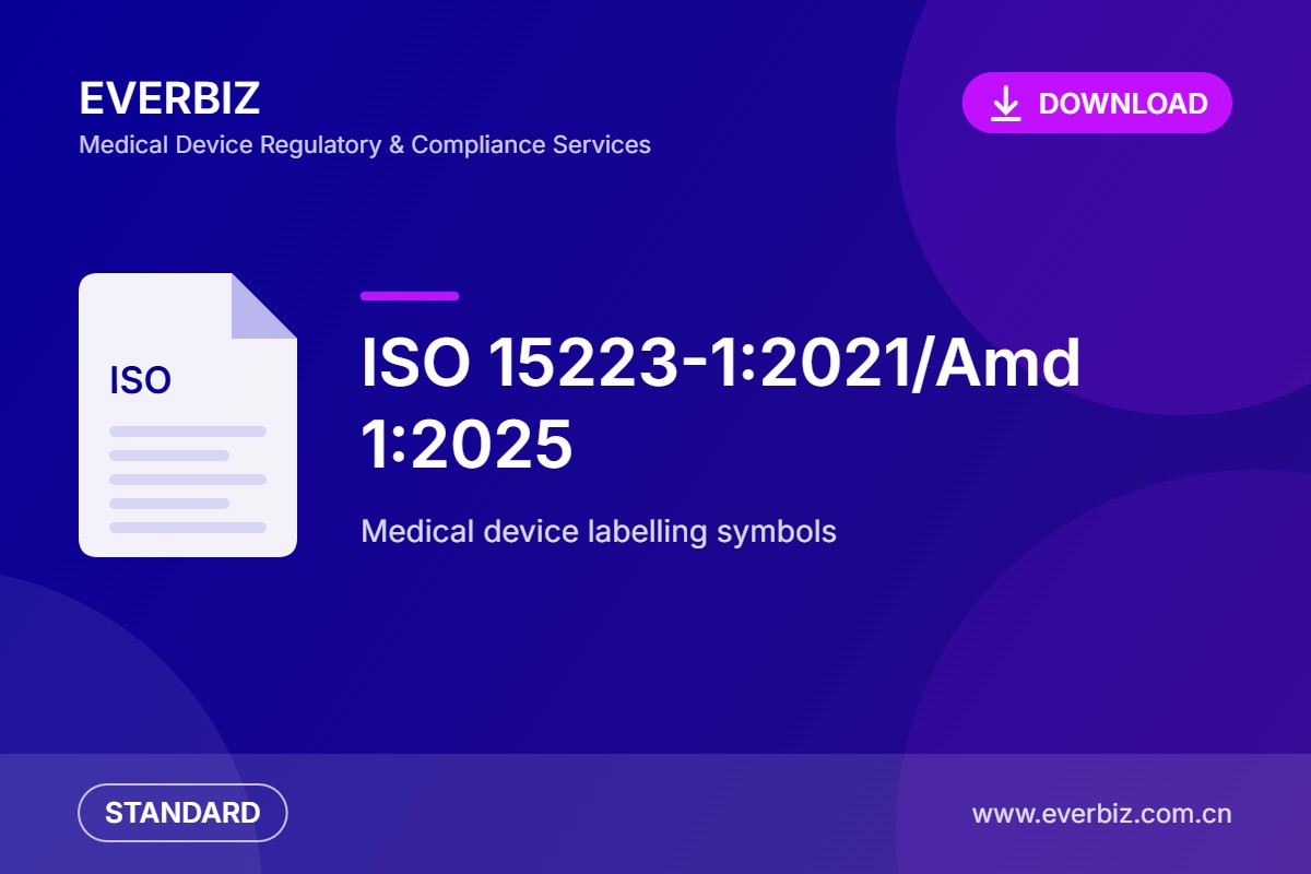 ISO 15223-1:2021/Amd 1:2025 – Symbole zur Kennzeichnung von Medizinprodukten: Überblick und Bezugsquellen