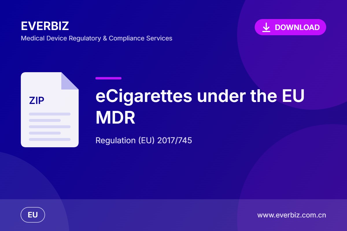 E-Zigaretten im Rahmen der EU-MDR – Download