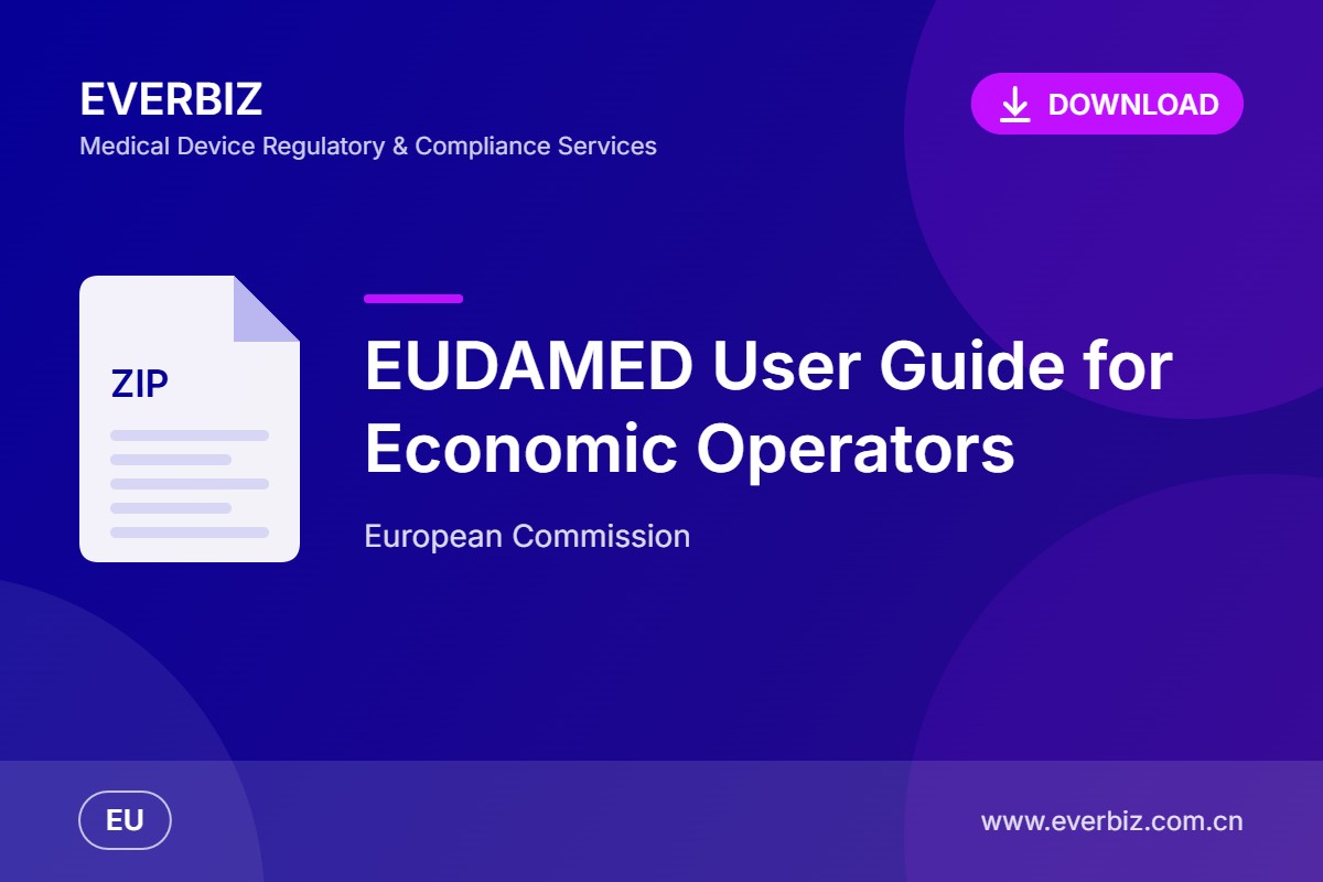 EUDAMED-Benutzerhandbuch für Wirtschaftsakteure – Download